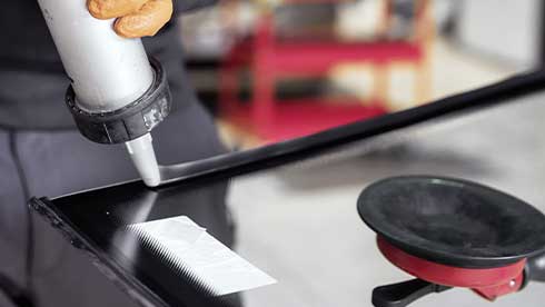 Scheibenaustrennen/Scheibenkleben